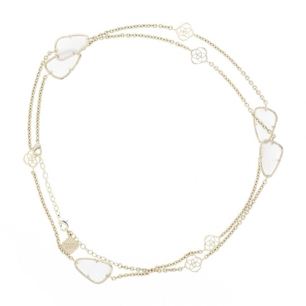 Kendra Scott White Station Necklace